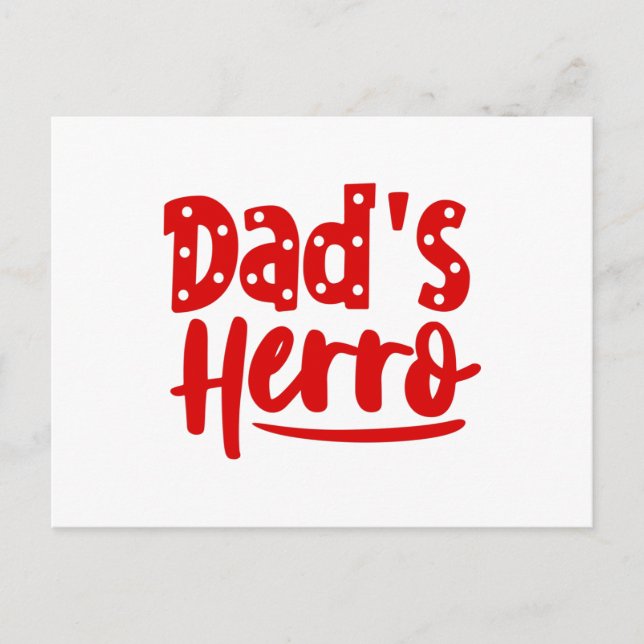 Vaters Herro Postkarte (Vorderseite)