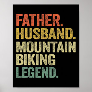 Vaters Husnd Mountainbike-Legende Mtb Vater R Poster
