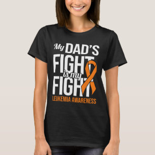 Vaters Kampf gegen Leukämie Bewusstsein Leukämie T-Shirt