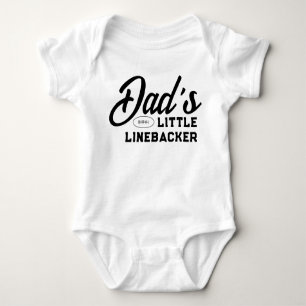 Vaters kleiner Linebacker American Football Boy Baby Strampler