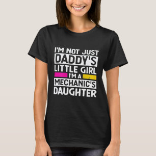 Vaters kleines Mädchen Automechaniker-Tochter Gag T-Shirt