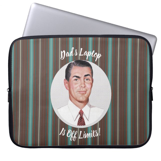 Vaters Laptop ist aus den Limits! Laptopschutzhülle (Vorderseite)
