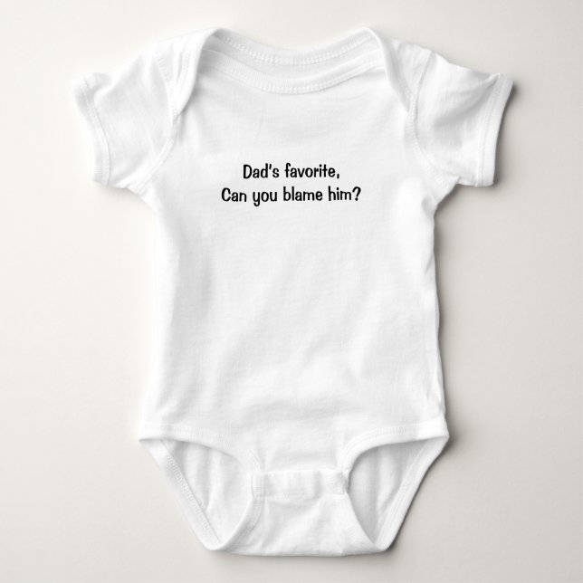 Vater's Liebling - Funny Baby Bodysuit Geschenk Baby Strampler (Vorderseite)