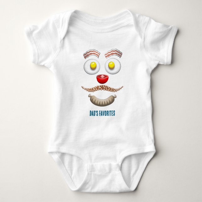 VATER'S LIEBLINGE BABY STRAMPLER (Vorderseite)