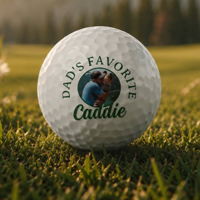 Vaters Lieblings-Caddie-Foto Golfball (Von Creator hochgeladen)