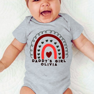 Vaters Mädchen Baby Body Strampler