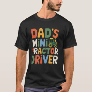 Vaters Mini-Traktor-Fahrer-Landwirt-Landwirtschaft T-Shirt