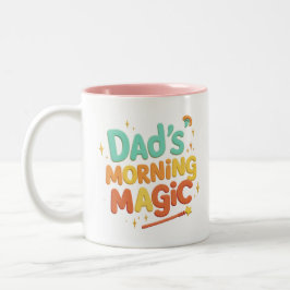 "Vaters Morgenmagie" Zweifarbige Tasse