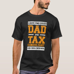 Vaters Papa und Steuerberater Buchhalter Steuersai T-Shirt