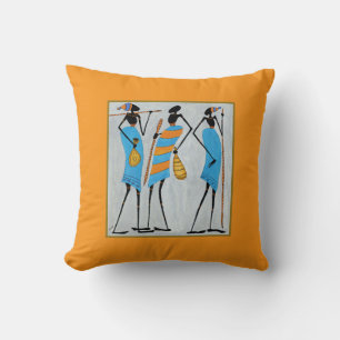 Vaters Phantastischer afrikanischer Art Maasai War Kissen