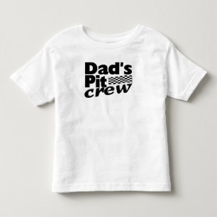 Vaters Pit-Crew Kleinkind T-shirt