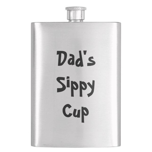 Vaters Sippy Cup Flachmann (Vorderseite)