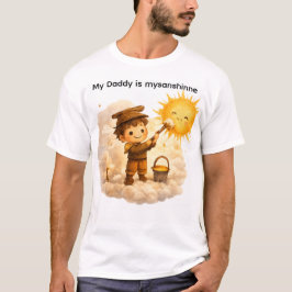 Vaters Sonnen-Workshop Süße Wasserfarbe Vatertag-T T-Shirt