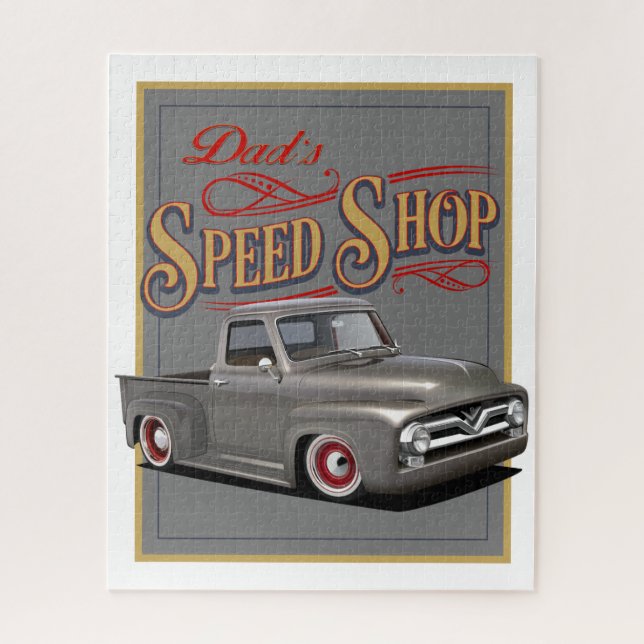 Vaters Speed Shop Puzzle (Vertikal)