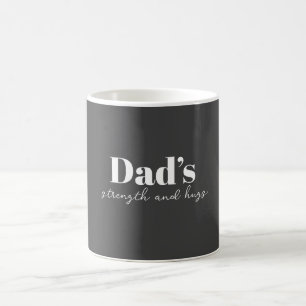 Vaters Stärke und Schläge - Vatertagsgeschenk   Kaffeetasse