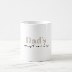 Vaters Stärke und Schläge - Vatertagsgeschenk   Kaffeetasse