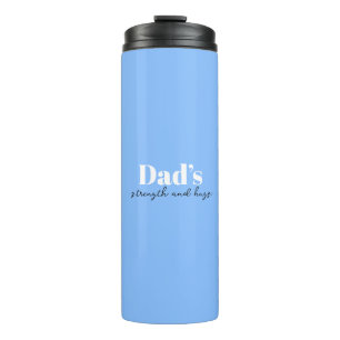 Vaters Stärke und Schläge - Vatertagsgeschenk   Thermosbecher