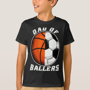 Vaters T-Shirt für Baller Basketball Fußball Vater