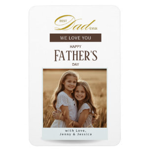 Vaters Tag Beste Vater Aller Zeiten Foto Magnet