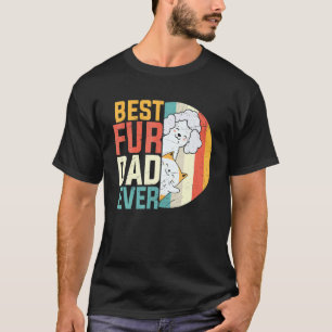 Vaters Tag Bestes Fell Dad Je Papa Hund Katze Kätz T-Shirt