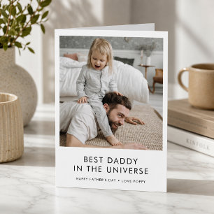 Vaters Tag Karte Benutzerdefiniertes Foto Daddy