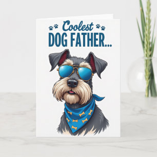 Vaters Tag Karte für einen bärtigen Hund