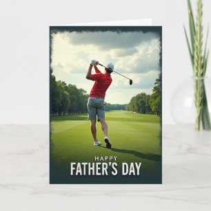Vaters Tag Karte Golfschwung