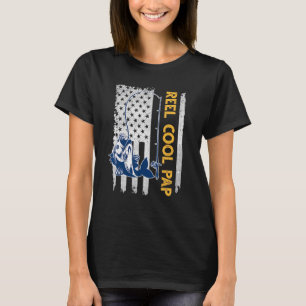 Vaters Tag Männer Reel Cool Pap Fish Amerikanische T-Shirt