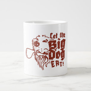 Vaters Tag Scramble Golf Papa Lass den großen Hund Jumbo-Tasse