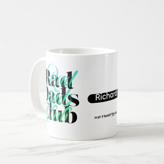 Vaters Tag Scramble Rad Dads Club Benutzername Kaffeetasse (Vorderseite Links)
