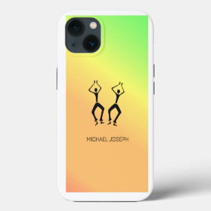 Vaters Tag Sonnenuntergangsfarben Silhouette Tänze iPhone 13 Hülle