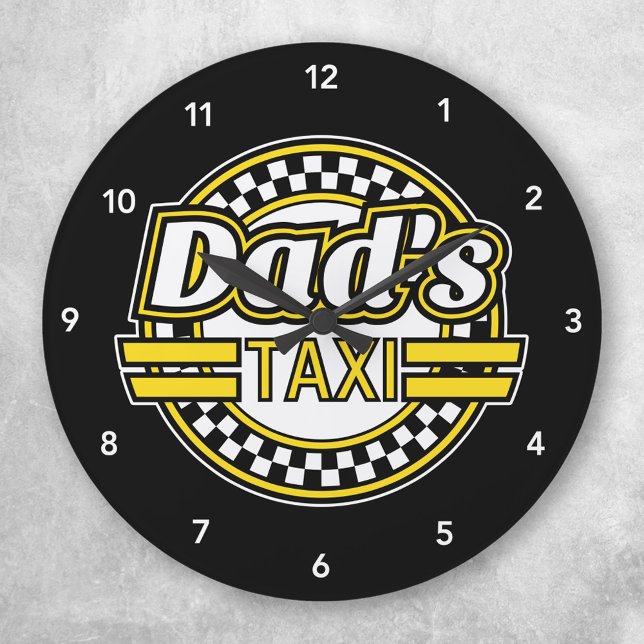 Vaters Taxi Große Wanduhr (Von Creator hochgeladen)