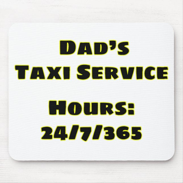 Vaters Taxi Mousepad (Vorne)