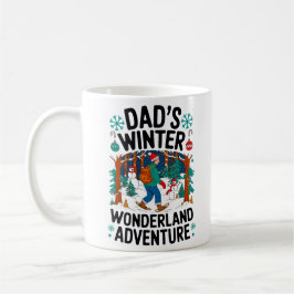 Vater's Winter Wonderland Adventure Design Kaffeetasse