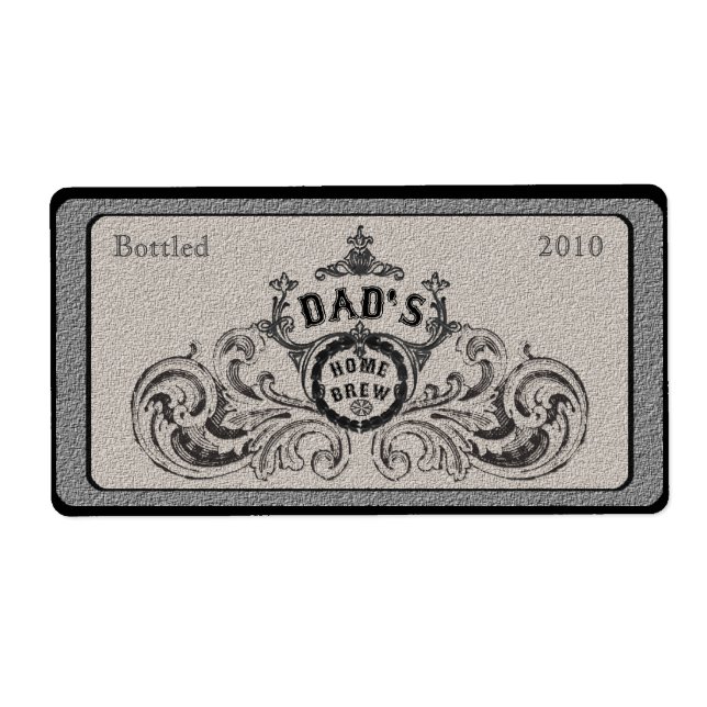 Vaters Zuhause-gebranntes Cuatom Vintages Bieretik (Vorne)