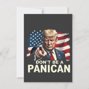 Vaters Zuhause Sei kein Panican Trump USA Einladung