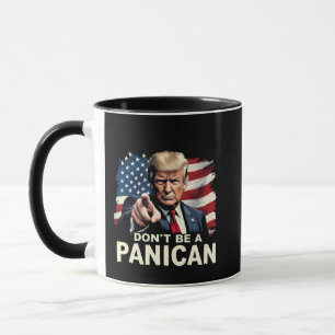 Vaters Zuhause Sei kein Panican Trump USA Tasse