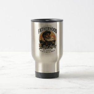 Vaterschaft Die wahre Erbschaft Vintage Vatertag  Reisebecher