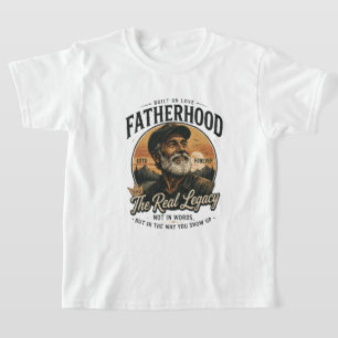 Vaterschaft Die wahre Erbschaft Vintage Vatertag T-Shirt