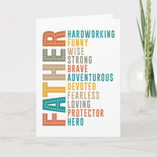 Vaterschaft eine Hommage an die Stärke jedes Vater Karte