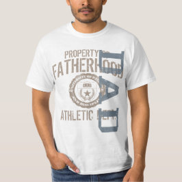 Vaterschafts-athletischer T-Shirt