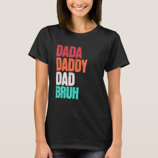 Vatertag 2023 Vater Daddy Retro T-Shirt