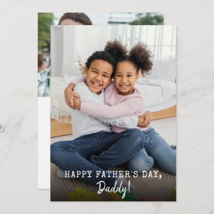 Vatertag 2 Fotos Feiertagskarte