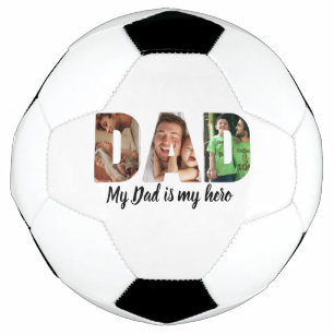 Vatertag 3 Foto Personalisiert Moderne Fußball