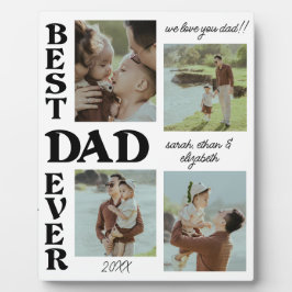 Vatertag 4 Foto Collage Bester Vater je Fotoplatte
