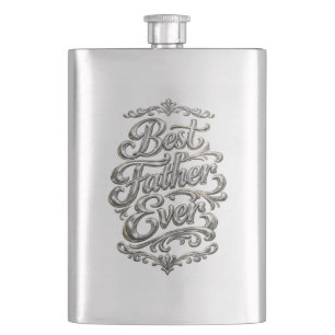 Vatertag 8 oz Edelstahl-Flasche Flachmann