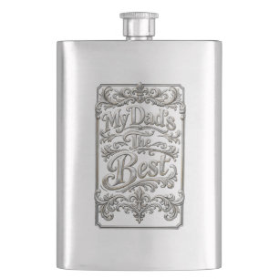 Vatertag 8 oz Edelstahl-Flasche Flachmann