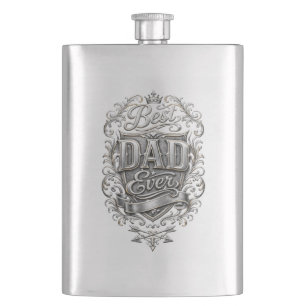 Vatertag 8 oz Edelstahl-Flasche Flachmann