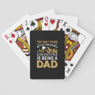 Vatertag Abenteuer ist Vater Spielkarten