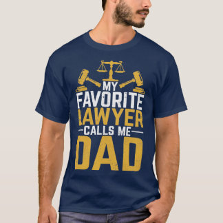 Vatertag Advocate Funny Vater Anwalt Anwalt T-Shirt